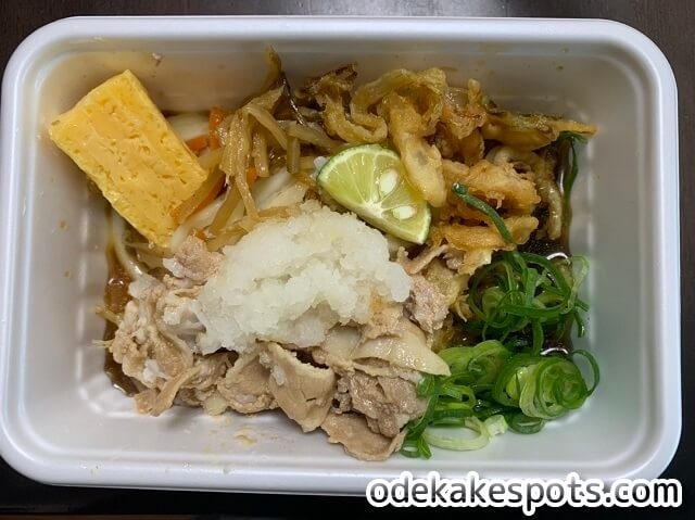 丸亀製麺,夏,うどん弁当,豚の冷しゃぶ