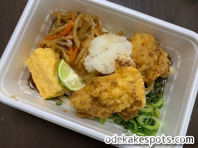 丸亀製麺,夏,うどん弁当,鶏天,おろし